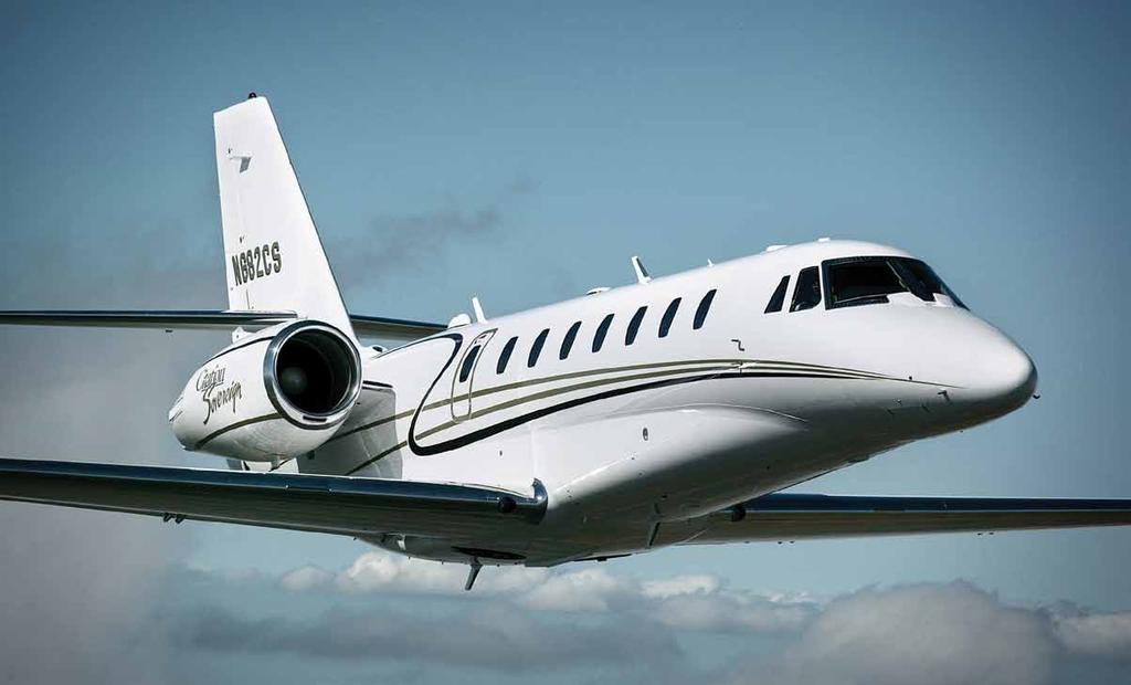 CITATION sovereign performance and specifications Maximum Cruise Speed (35,000 ft /10,668 m, mid cruise weight) 458 ktas 848 km/hr NBAA IFR Range (200 nm alternate) Full fuel, maximum takeoff weight