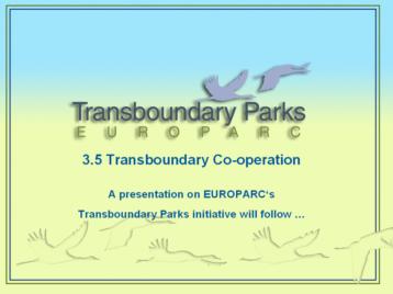 Transboundary Parks Certification system