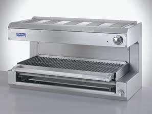 infrared burners make quick work of finishing dishes, reheating, browning,