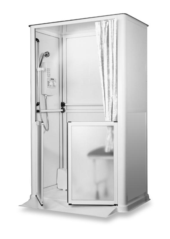 Size Options Side entry cubicles are available in two size options, the compact Slimline cubicle is our smallest cubicle requiring just 900mm by 950mm (including