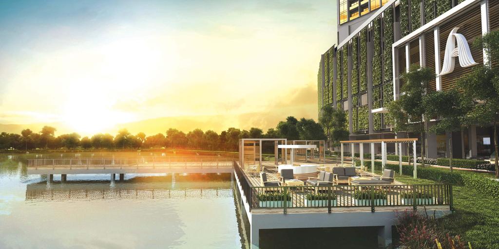 The Lifestyle Prospect Enjoy the full experience of a lakeside lifestyle, with the presence of a 500m
