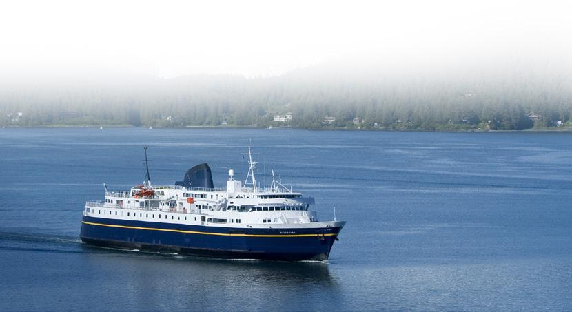 From Blue Canoe to 50 Years of Service In 1951, the territory of Alaska purchased a small ferry business called Chilkoot Motorship Lines from Steve Homer and Ray and Gustav Gelotte.