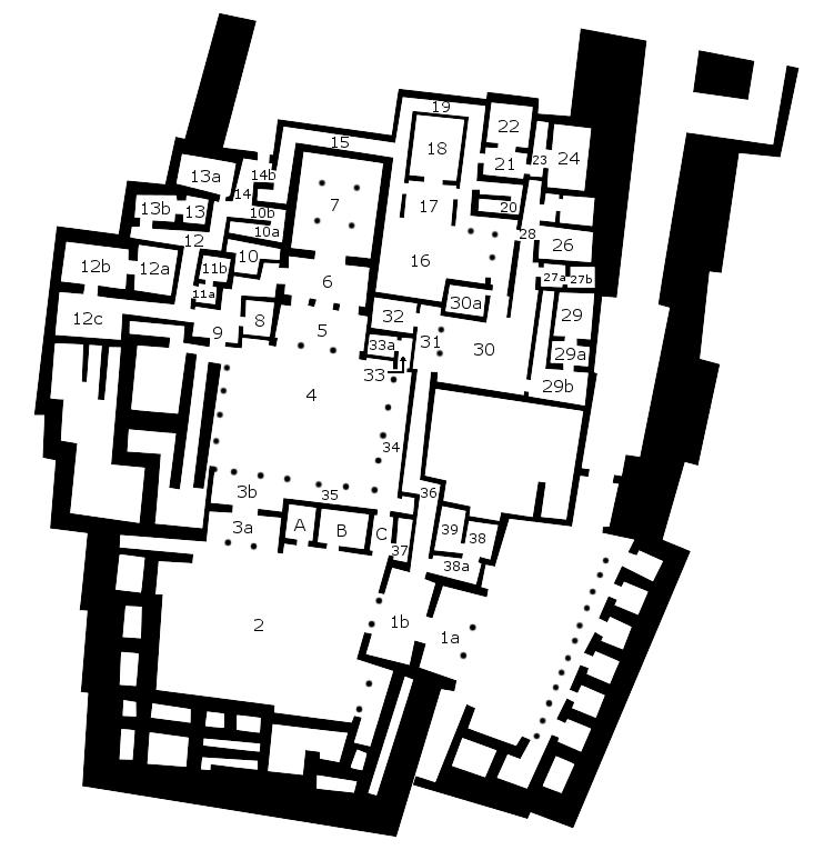 Plan 28: Tiryns, Upper Citadel (Plan