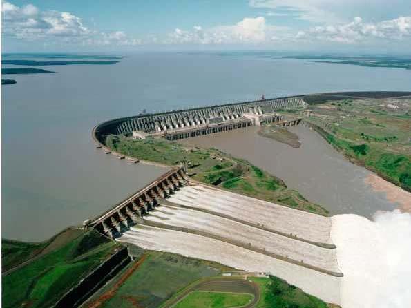 Itaipu Dam 2 nd largest Hydroelectric dam in world by capacity behind 3 Gorges Dam in China, however annual energy produced is about the same Itaipu