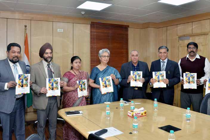 Ms Rita Teaotia (centre), Secretary, Ministry of Commerce & Industry, Government of India, releasing EEPC India s publication, Doing Business in Latin America and the Caribbeans, in New Delhi.