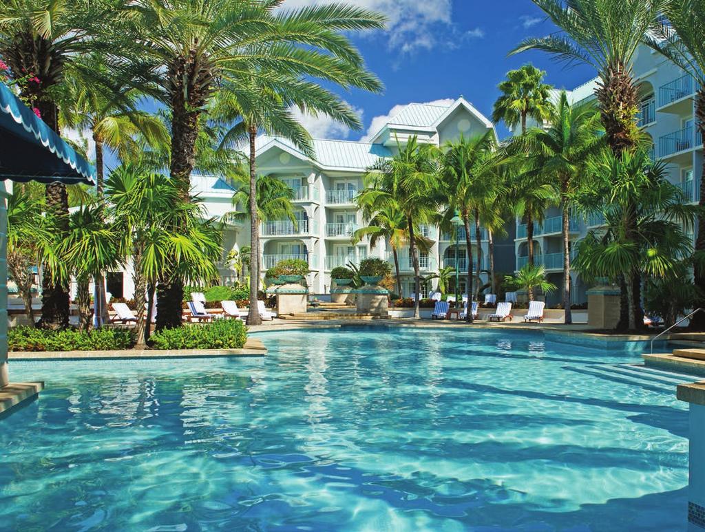 PAUSE IN THE POOL Guests will experience the all-new Westin Grand Cayman Seven Mile Beach Resort & Spa.
