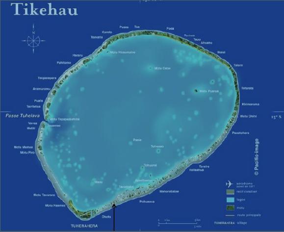 GETTING THERE Getting from one archipelago to another in French Polynesia is very convenient. Because Tikehau is located in the Tuamotu Atolls, guests will need to arrive by plane.