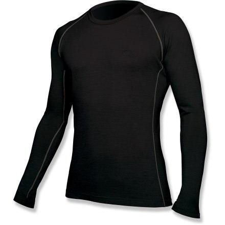 The material is lightweight, tight fitting, moisture wicking, and comfortable.