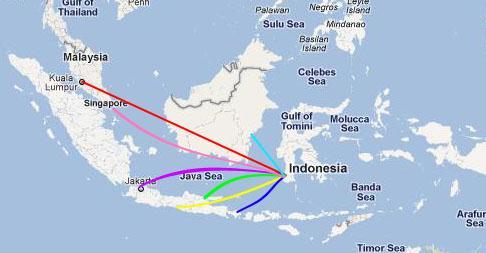 Direct International flights to Makassar There are not too many international airlines still serving Makassar.
