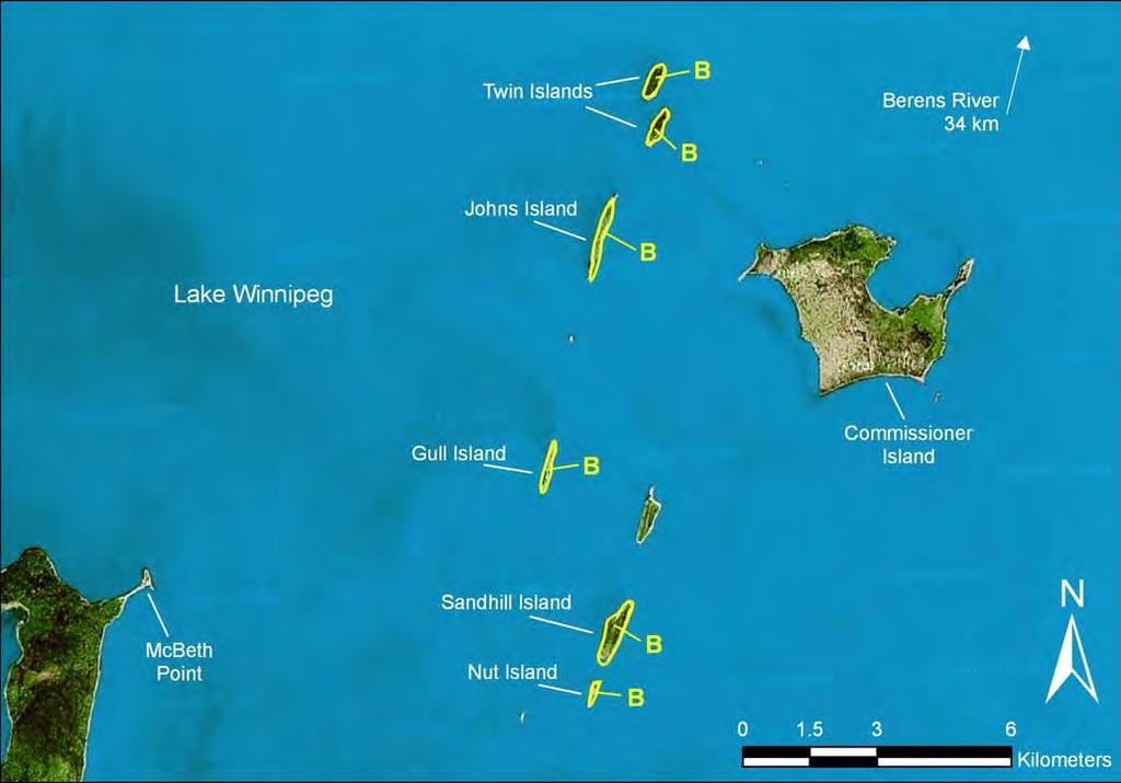 Drawn from Director of Surveys Plan # 20121 Pelican Islands Land Use Category Backcountry (B) Size: Up to approximately 600 ha or 100% of the park reserve.