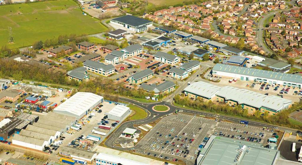 ALTRINCHAM BUSINESS PARK Self-contained, highly specified new office buildings 1,704 sq.ft. to 5,756 sq.ft. (158.30 sq.m. to 534.74 sq.m.) The offices range in size and offer a generous parking provision.