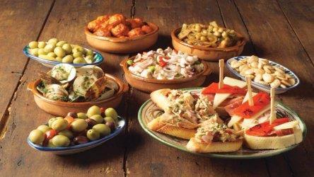 Tapas: Spain has a great variety of food and the best way to get introduced to the Spanish cuisine is by tasting "tapas", small portions of different dishes.