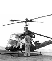 Growth of Civil Registered First Commercial Helicopter Flight Capt. R. Captain in Hiller UH 12B in Nov 1953 Helicopters Helicopters in both civil & military have been in service of the nation for 57 years.