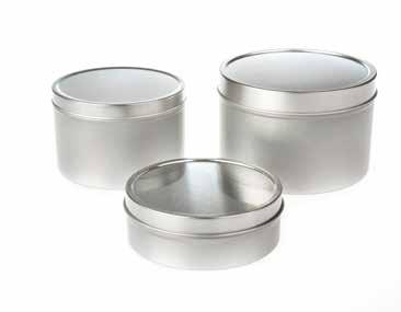 The tin is coated in a food safe lacquer which makes them suitable for gifts, confectionery and food items.