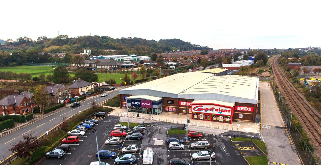 The subject property comprises 2 retail warehouse units totalling approximately 28,970 sq ft. Both units are of steel portal frame construction with brick and profile steel clad elevations.
