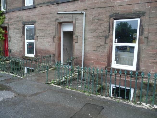 Location: Leafield Terrace, Dumfries Empty for: 13 years (since October 1999) EHO contacted owner (beneficiary of an estate with several empties) Identified owner issue: no money for refurbishment;