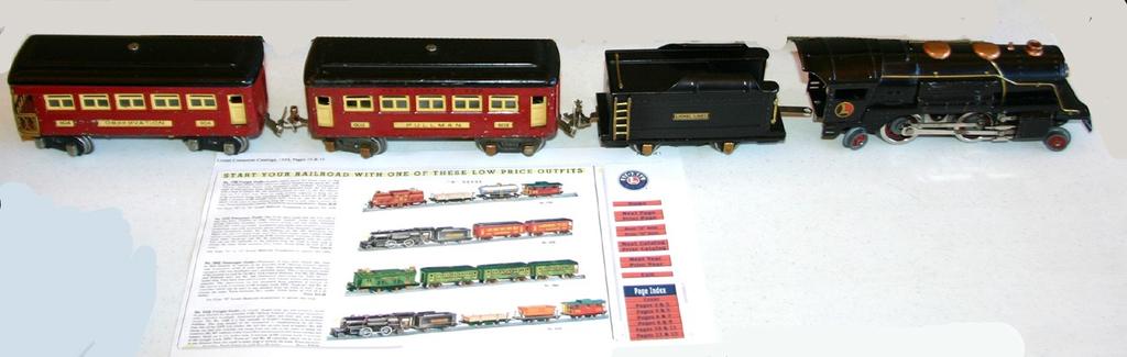 railroad! Ed Guldner brought in this Lionel O-gauge Outfit #242E from 1933.