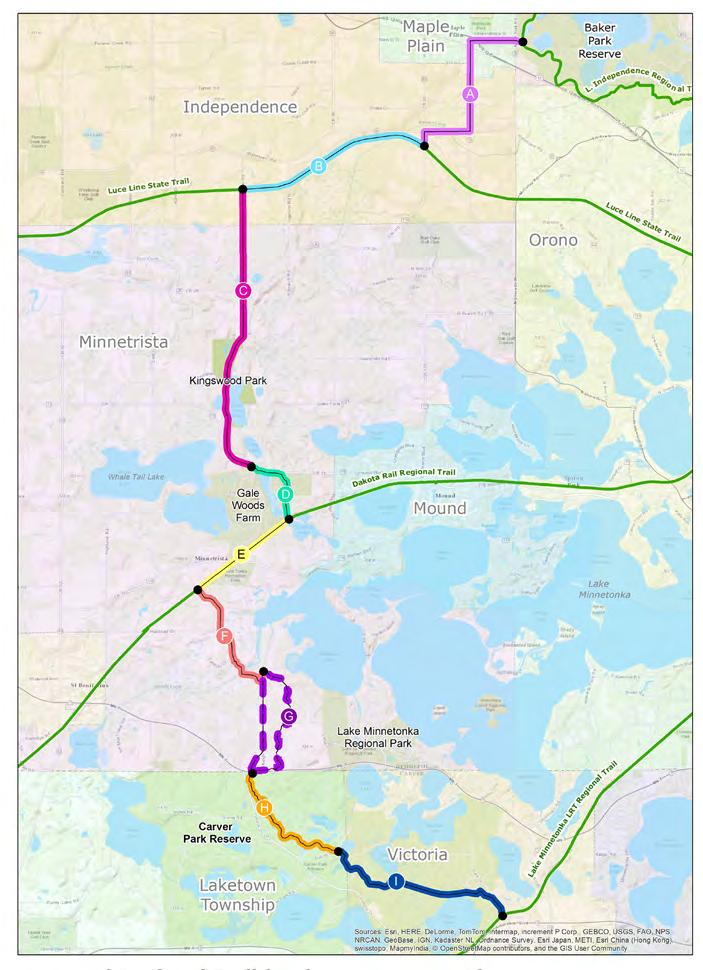 The Insert Name Regional Trail Master Plan is intended to reflect and expand upon the work done by Minnetrista and further incorporate the larger regional context and destinations.