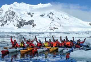 See the Antarctic ice first-hand with our expert Zodiac drivers Enjoy views of tabular icebergs of epic scale Zodiac cruise spectacular bays looking for orca,