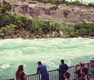 Falls Niagara Glen Trails 8 km to Falls WHIRLPOOL RAPIDS BRIDGE Whirlpool Adventure Course