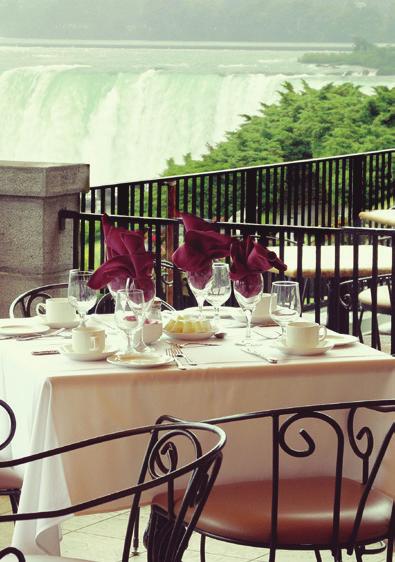 Niagara Parks Culinary For the Ultimate Falls View... Bring your guests to Elements on the Falls Restaurant.