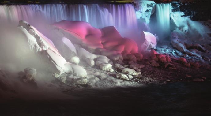 Change the lights on Niagara Falls in real-time Commemorative certificate for each guest Package price includes the selected
