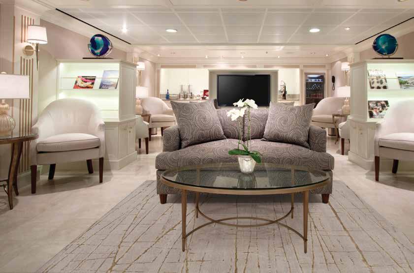 Private Cocierge Louge Cocierge UPGRADE YOUR EXPERIENCE Located i the most desired of locatios, Category A Cocierge Level Verada Staterooms offer a urivaled combiatio of luxury ad value.