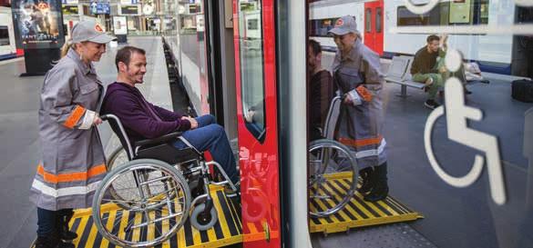 The assistance adapted to your needs Choose the type of assistance you need Assistance for blind or visually-impaired passengers.