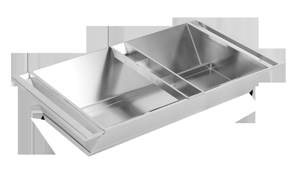Multi-use raw bar and breakfast buffet display B C D Stainless