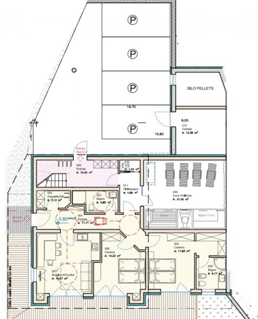 Day by Day SAFETY AWARENESS AND Layout Ground floor Fitness room Massage room Wellness area with steam room and sauna Three bathrooms Staff room to fit 2 people Garage to fit 3 cars Ski boot room
