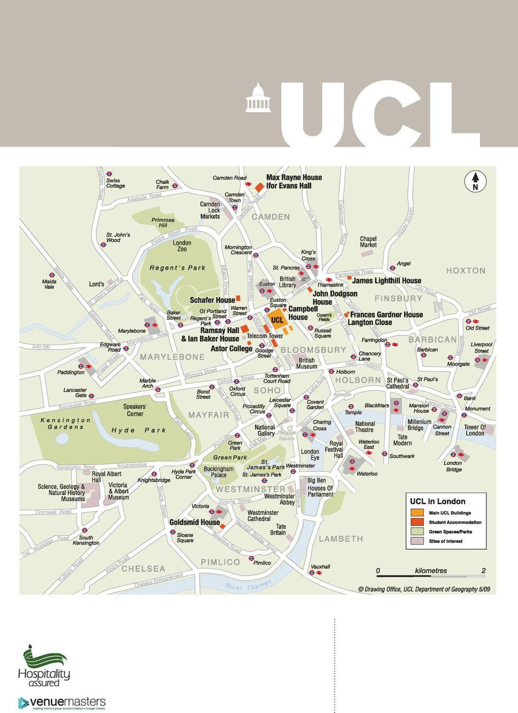 Gower Street Residences UCL Residences contact