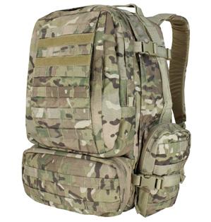 Heavyweight MOLLE webbing for modular attachments Large compartment space