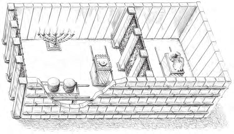 Kapitulli Nëntë 149 Vendi i Shenjtë Perdja (veli) Vendi Shumë i Shenjtë ➌ ➎ ➏ ➐ ➍ ➏ Arka E Besëlidhjes Kjo kuti e vogël prej druri, e praruar me ar të pastër, u projektua për të shërbyer si arkë.
