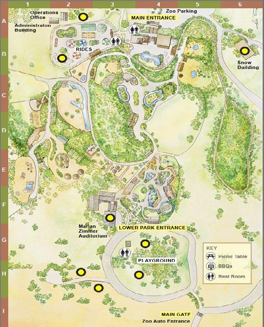Oakland Zoo and Knowland Park Map Oakland Zoo and Knowland Park Map Roll over yellow dots to find out more information about these
