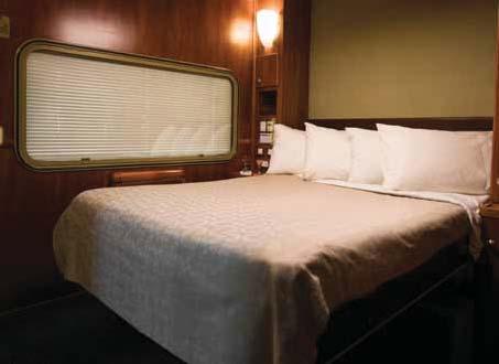 Platinum Cabin by night Exclusivity and elegance are synomynous with Platinum Service travel. You ll feel pampered and warmly welcomed as you take the best seat in the house.