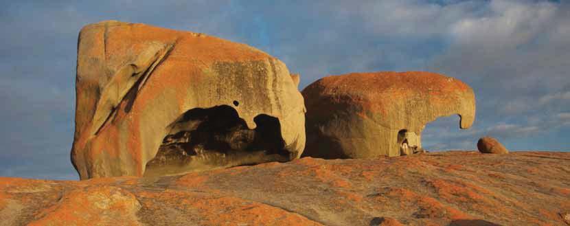 Indian Pacific Holiday Packages Remarkable Rocks Seal Bay Indian Pacific from Sydney SOUTH AUSTRALIA Adelaide Exceptional Kangaroo Island Adelaide and Kangaroo Island Day 1: Saturday or Wednesday