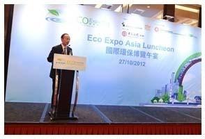 Eco Expo Asia Luncheon Mr Gao Dongsheng, Deputy Director General of the Department of Energy Conservation and Comprehensive Resource Utilization, Ministry of Industry and Information