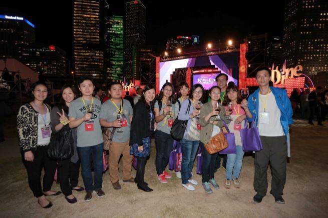 Trade partners experienced the spotlight event of Hong Kong Wine & Dine Festival at The New Central Harbourfront, Tai O Eco Tour, and Wine & Dine themed class.