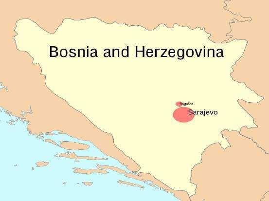 Bosnia and Herzegovina. www.sarajevo-airport.ba/ www.sia.ba 3.2 BY CAR/BUS Distance from Sarajevo - Vogošća: Zagreb 392.44km Belgrade 299.10km Bucharest 892.
