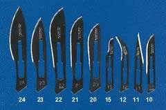 Knife Blades Blades with numeric prefix of 1 (e.g.