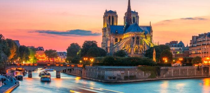 THE ITINERARY Day 1 Australia - Paris, France Today depart from Sydney to Paris, France! Fly with airlines such as Emirates, China Eastern Airlines, and Singapore Airlines (subject to availability).