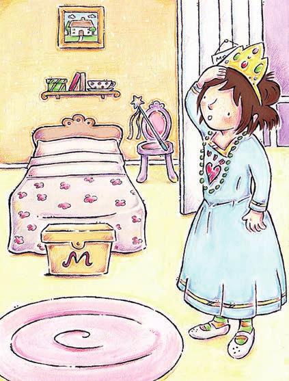 When she came back, the palace had gone. Her bedroom was tidy. Molly didn t understand. It s magic, thought Molly.
