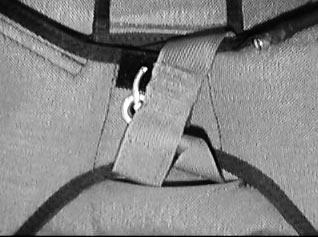 Close the pin cover flap upwards and tuck into the pocket a shown in figure 10. -Throw-Out (T.O.P.