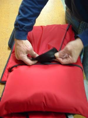 Record the inspection and repack in Log and on parachute packing data