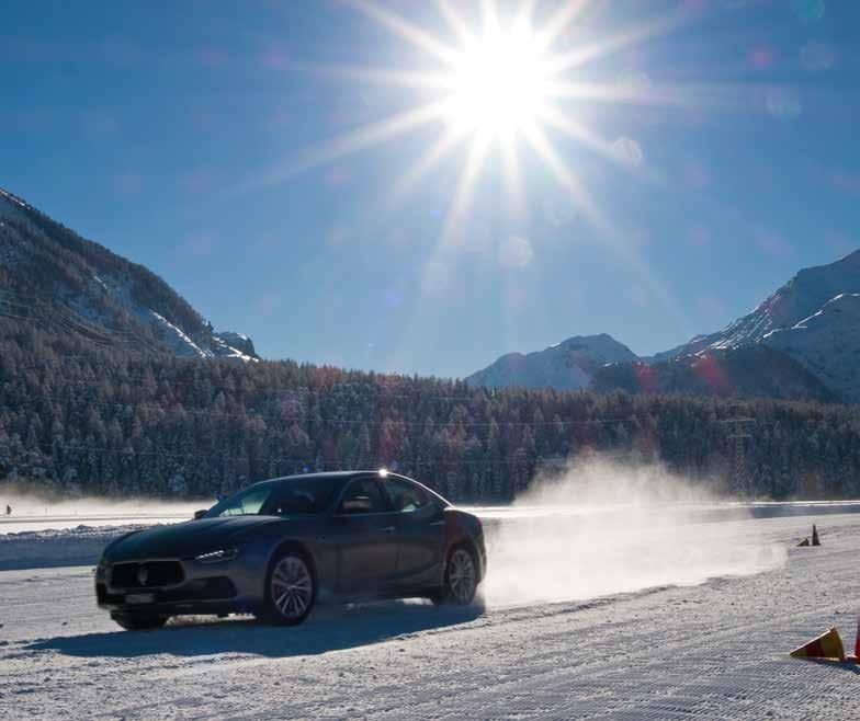 MASERATI ON SNOW & ICE Optional-Day for early arrivals ARRIVAL