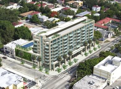 SHALIMAR Description: 12-story mixed-use project with a retail level and residential condo on top.