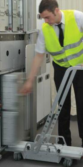 Plug & Play galley equipment facilitating airlines to implement route specific menus, Equipment to segregate waste for implementing recycling initiatives.