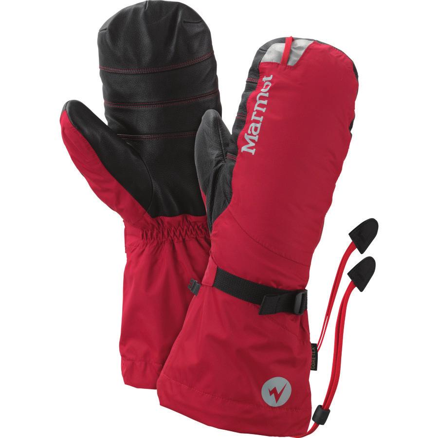 Oversized Thick Insulation Mittens Down or Synthetic Insulation Marmot 8000 Meter Mitt, Mountain Equipment Redline Mitt, Outdoor Research Alti Mitts Like your outer jacket and pants, these down or