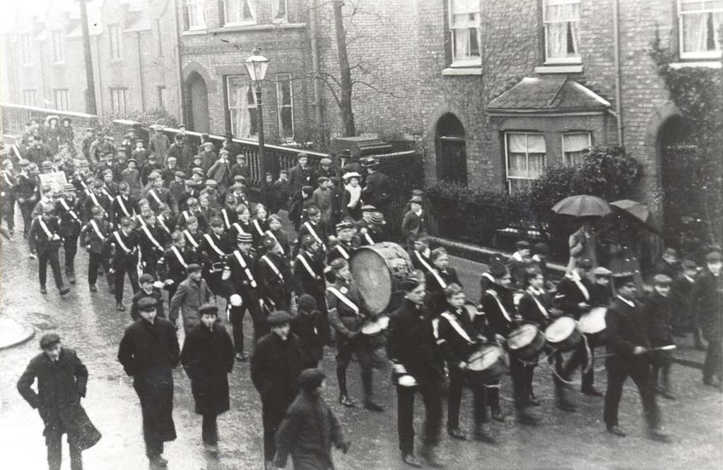 The Cambridge Railway Band Photo of Boys Brigade band, from Capturing Cambridge During William Bright s time, around 1892/3 the Cambridge Railway Band was formed.