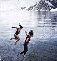8 C, sunshine and smooth waters are never guaranteed so why take the polar plunge?